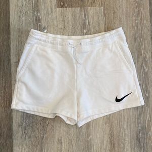 New Nike Cotton Shorts White sweat shorts